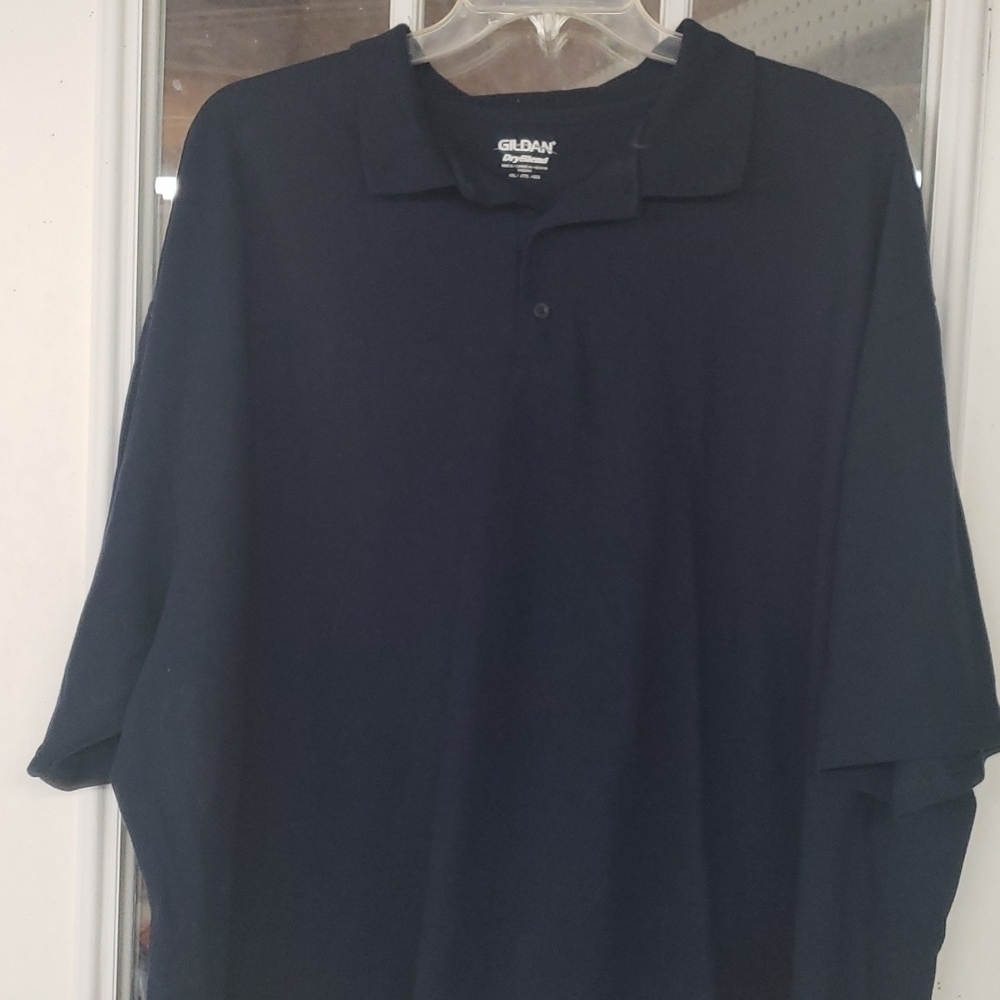 GILDAN dry blend polo style shirt size 4X EUC